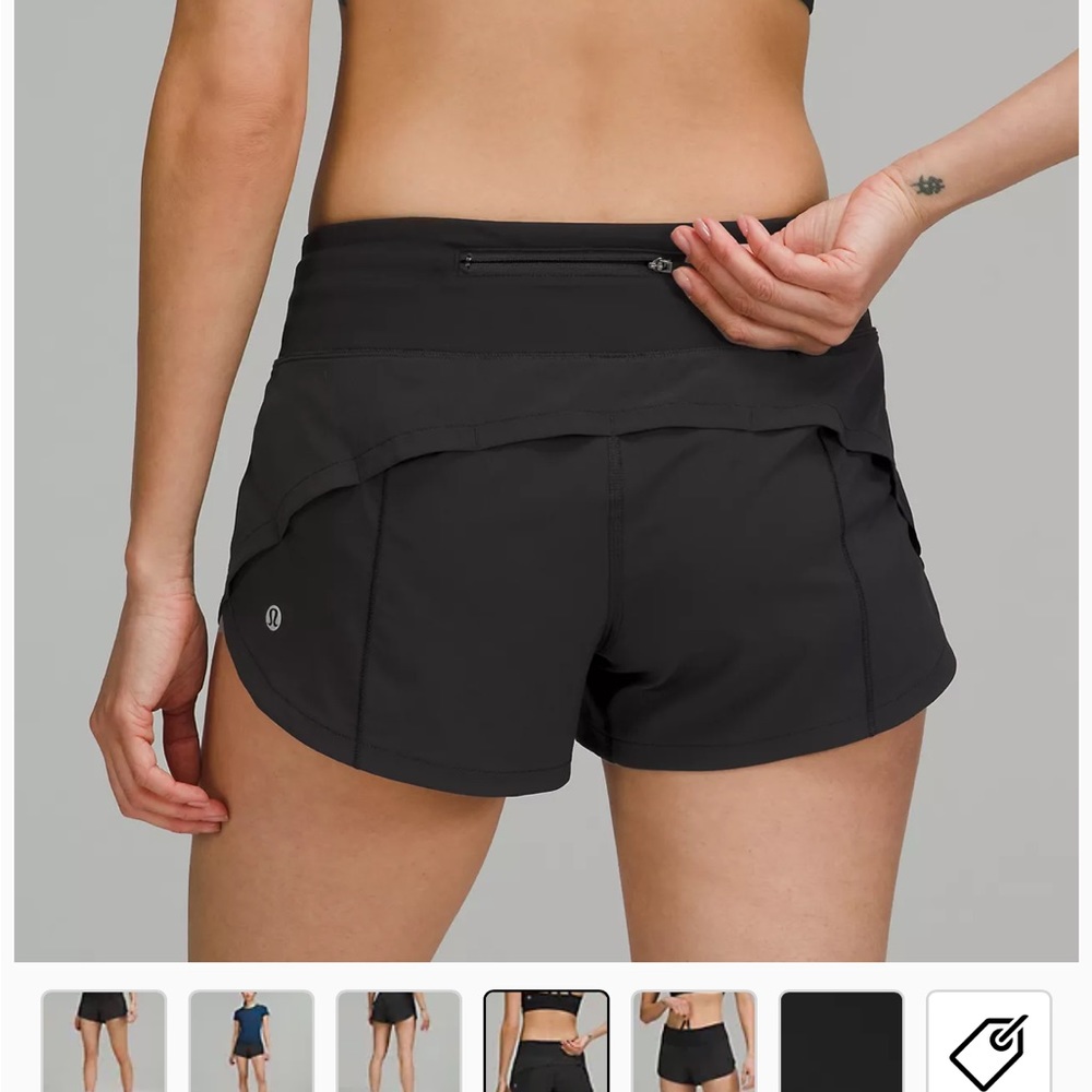 Lululemon Speed-Up Low-Rise Running Shorts